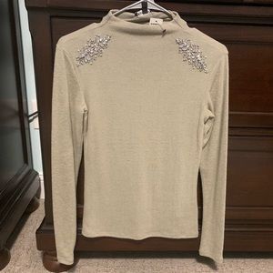 Funnel Heather-Olive Express Turtleneck